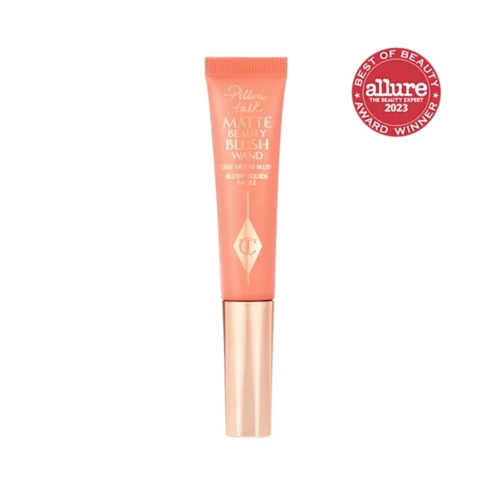 Charlotte Tilbury Pillow Talk Matte Beauty Liquid Blush Wand PEACH POP .4oz NIB